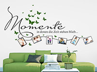 Wandtattoo Fotorahmen Momente