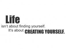 Wandtattoo Creating yourself... Motivansicht