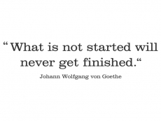 Wandtattoo What is not started... Motivansicht