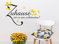 Wandtattoo Zuhause ist es am schönsten