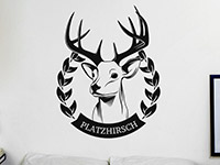 Wandtattoo Platzhirsch