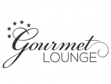 Wandtattoo Gourmet Lounge mit Sternen Motivansicht