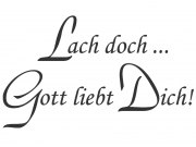 Wandtattoo Lach doch ... Motivansicht