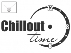 Wandtattoo Uhr Chillout Motivansicht