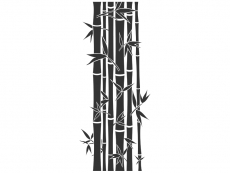 Wandtattoo Bambusstangen Motivansicht