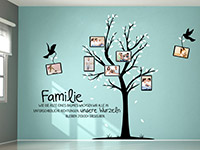 Wandtattoo Fotobaum Familie