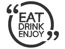 Wandtattoo Eat Drink Enjoy Motivansicht