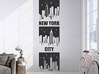 Wandtattoo Wandbanner New York City