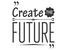Wandtattoo Create the future Motivansicht