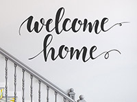 Wandtattoo Welcome Home Schrift