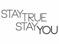 Wandtattoo Stay true stay you Motivansicht