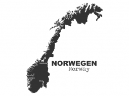 Wandtattoo Norwegen Motivansicht