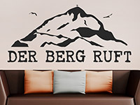 Wandtattoo Der Berg ruft