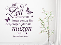 Wandtattoo Die Zeit verweilt...