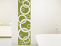 Wandtattoo Wandbanner Design Kreise