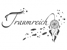 Wandtattoo Traumreich mit Traumfänger Motivansicht