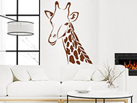 Wandtattoo Giraffe