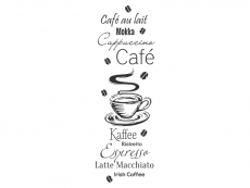 Wandtattoo Café Liebe Motivansicht