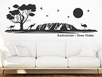 Wandtattoo Australien Landschaft