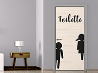 Wandtattoo Toilettenmännchen