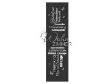 Wandtattoo Wandbanner Wohnzimmer Motivansicht