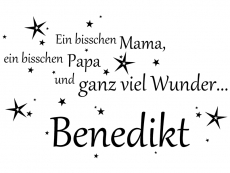 Wandtattoo Ein bisschen Mama... Motivansicht