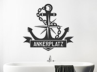 Wandtattoo Ankerplatz