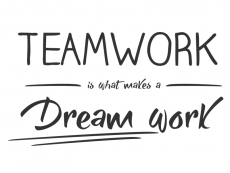 Wandtattoo What makes a Dream work Motivansicht