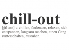 Wandtattoo Chill-out Motivansicht