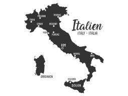 Wandtattoo Italien Motivansicht