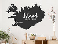 Wandtattoo Island