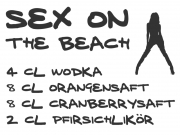 Wandtattoo Sex on the Beach Motivansicht