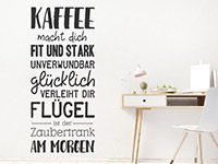 Wandtattoo Kaffee Zaubertrank