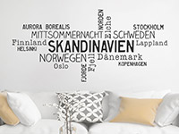 Wandtattoo Skandinavien