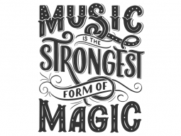 Wandtattoo Strongest form of magic Motivansicht