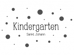 Wandtattoo Kindergarten mit Punkten Motivansicht
