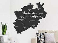 Wandtattoo Nordrhein-Westfalen