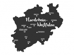 Wandtattoo Nordrhein-Westfalen Motivansicht