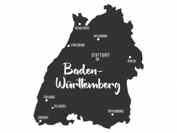 Wandtattoo Baden-Württemberg Motivansicht