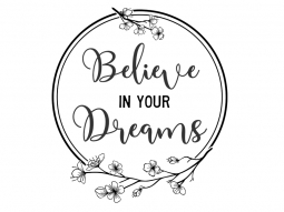 Wandtattoo Your Dreams Motivansicht