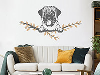 Wandtattoo Mastiff