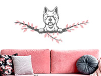 Wandtattoo West Highland Terrier