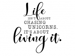 Wandtattoo Chasing Unicorns Motivansicht