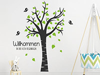 Wandtattoo Kindergartenbaum