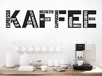 Wandtattoo Kaffee Kreativ