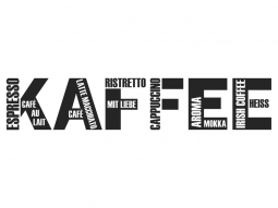 Wandtattoo Kaffee Kreativ Motivansicht