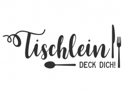 Wandtattoo Tischlein deck dich Motivansicht