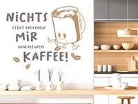 Wandtattoo Zwischen mir und meinem Kaffee