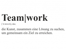 Wandtattoo Definition Teamwork Motivansicht
