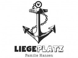 Wandtattoo Liegeplatz mit Name und Anker Motivansicht